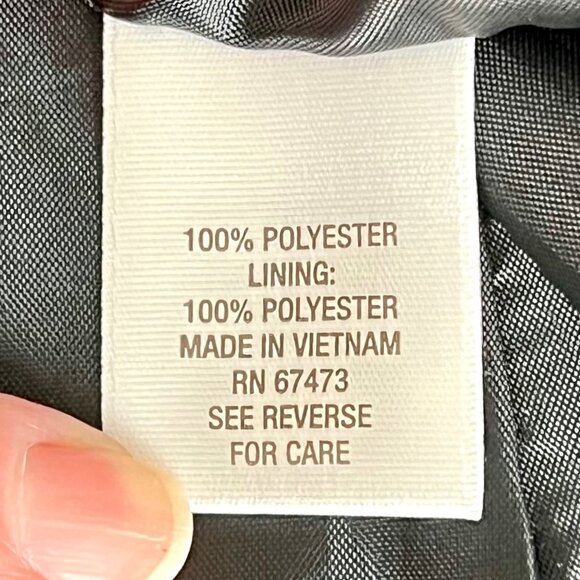 Dress Barn Floral Dress Lined Zipper Back A-Line Size 16 Black Red Gray EUC - Picture 4 of 12